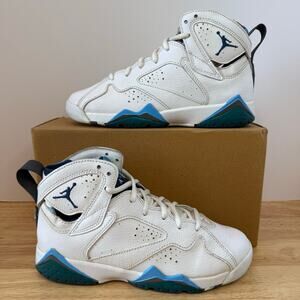 Air Jordan 7 'French Blue' Retro Sneakers Kids BG Size 4.5Y - 304774-107